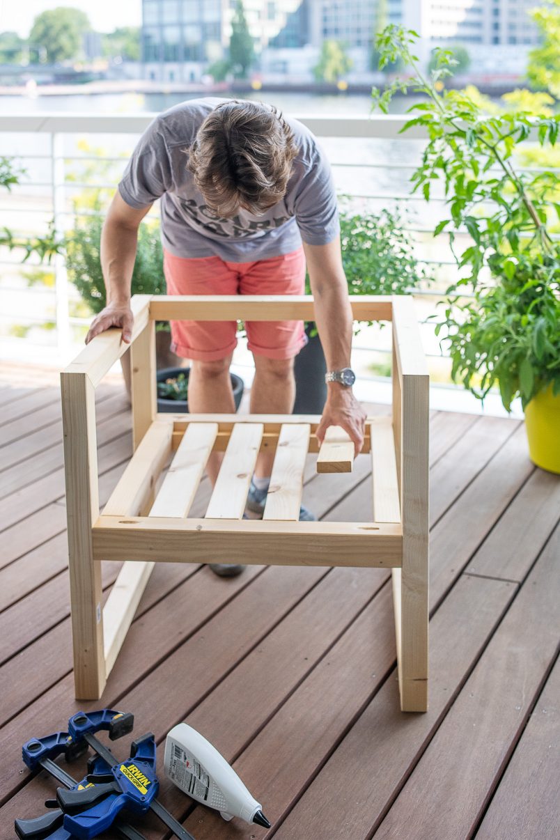 Fauteuil d'extérieur bricolage - projet de bricolage facile